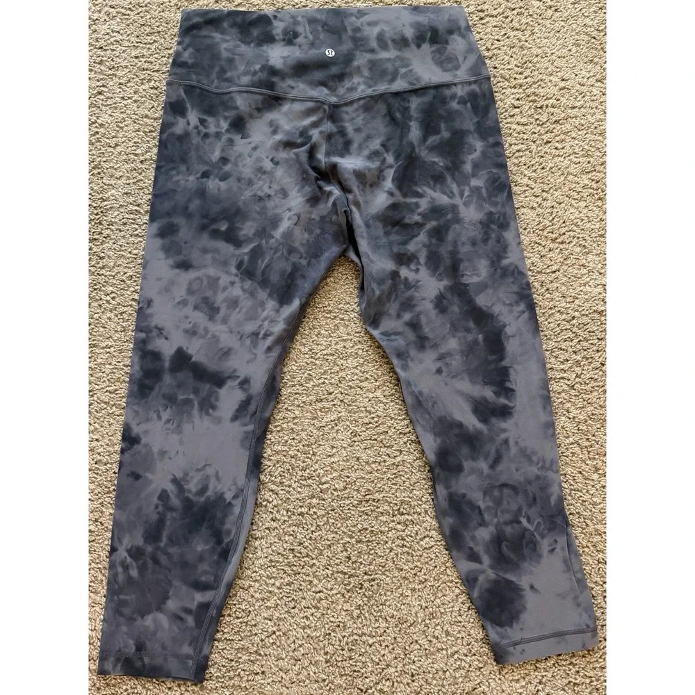 Lululemon Align High Rise Pant Diamond Dye Pitch Grey Graphite Grey 25